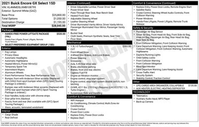2021 Buick Encore GX Select