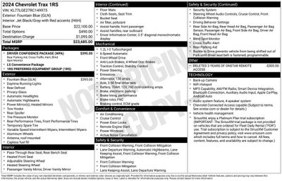 2024 Chevrolet Trax 1RS