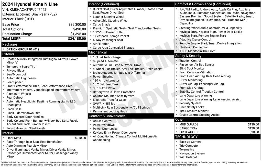 2024 Hyundai Kona N Line