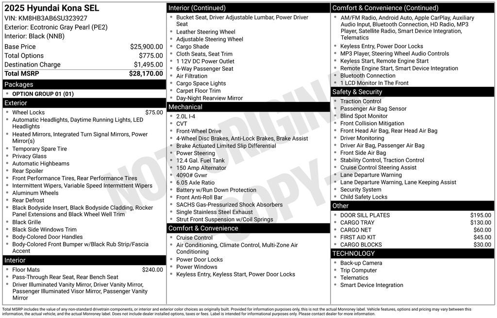 2025 Hyundai Kona SEL