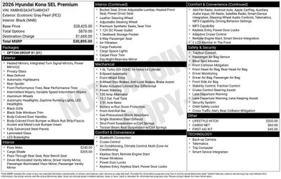 2026 Hyundai Kona SEL Premium