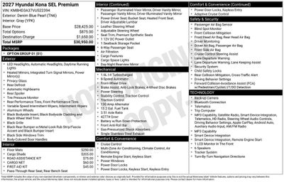 2027 Hyundai Kona SEL Premium