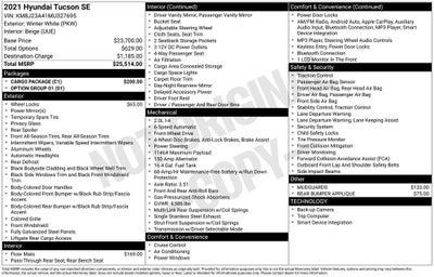 2021 Hyundai Tucson SE