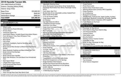 2018 Hyundai Tucson SEL