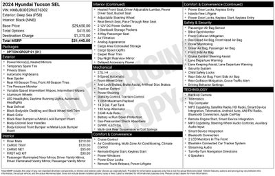 2024 Hyundai Tucson SEL