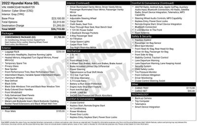 2022 Hyundai Kona SEL