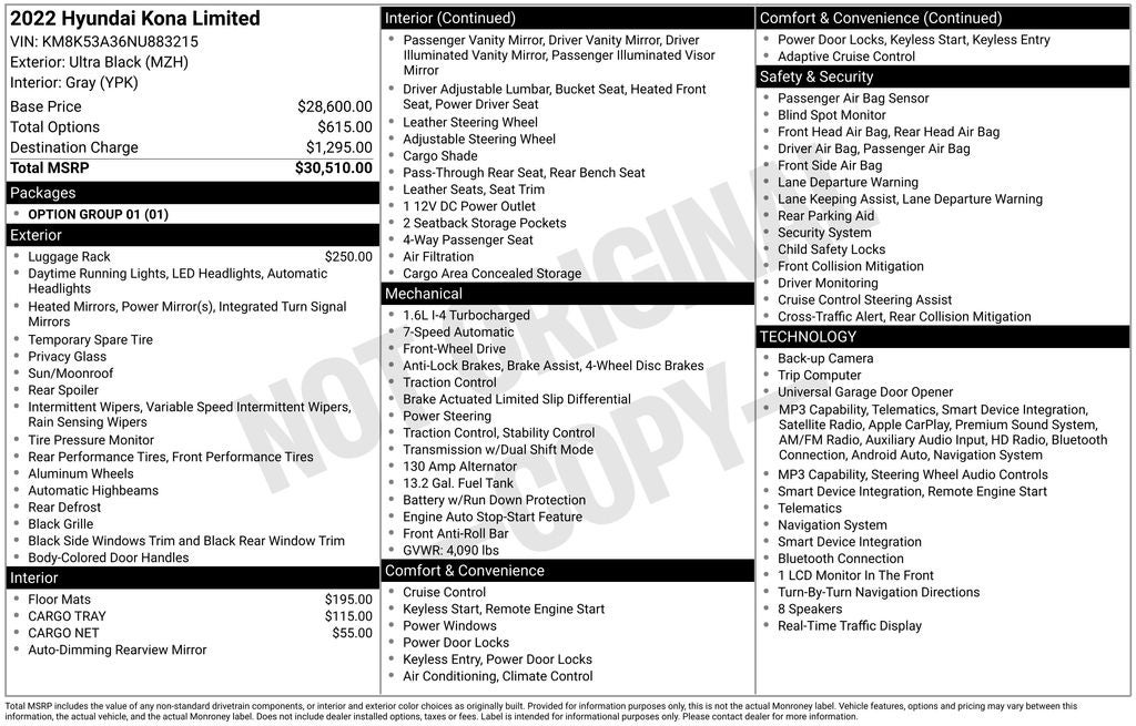2022 Hyundai Kona Limited