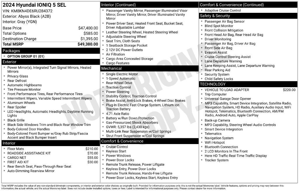 2024 Hyundai IONIQ 5 SEL