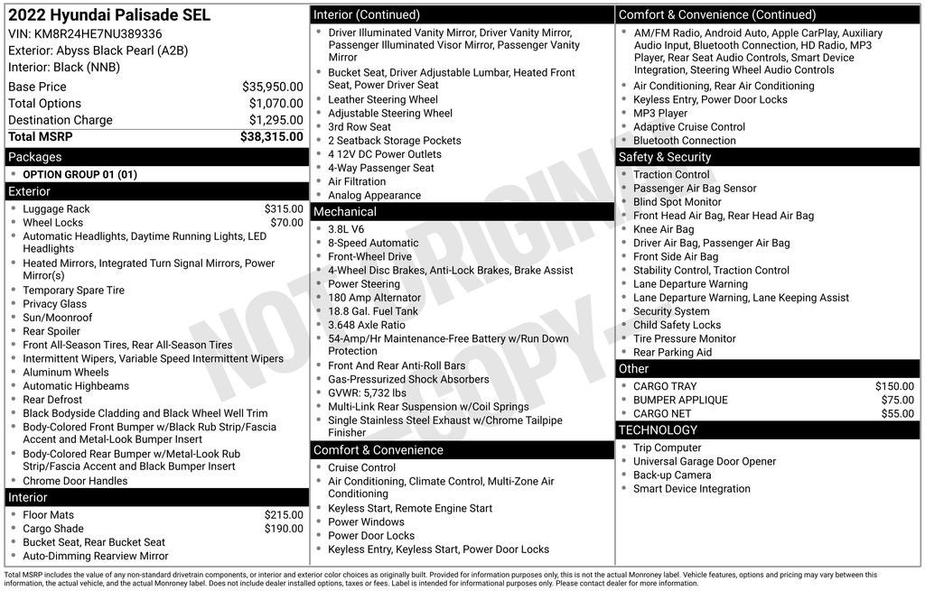2022 Hyundai Palisade SEL