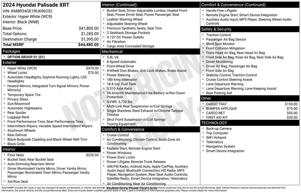 2024 Hyundai Palisade XRT