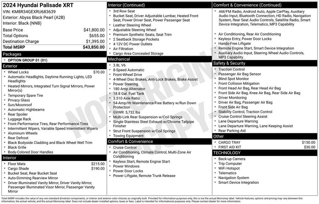 2024 Hyundai Palisade XRT