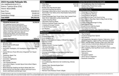 2023 Hyundai Palisade SEL