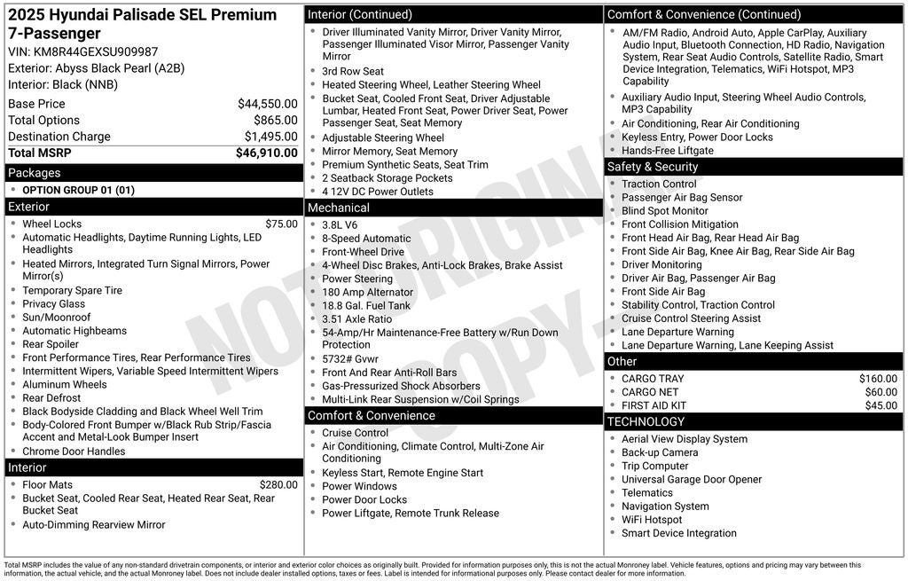 2025 Hyundai Palisade SEL Premium