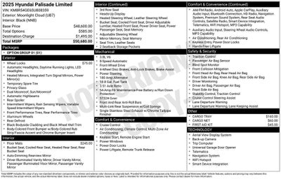 2025 Hyundai Palisade Limited