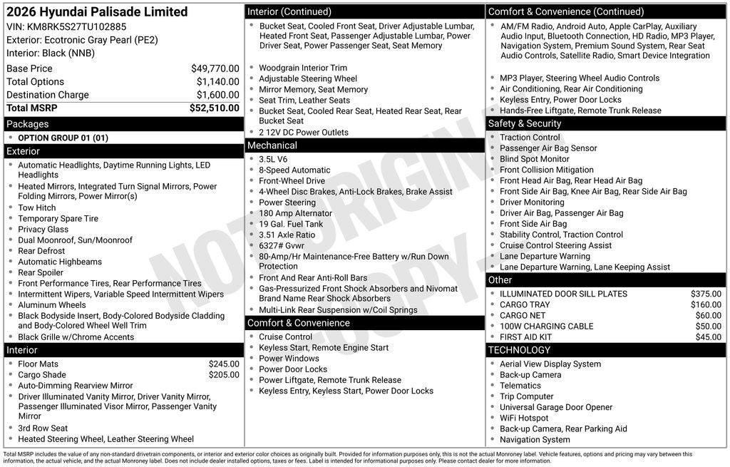 2026 Hyundai Palisade Limited