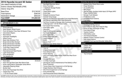 2016 Hyundai Accent SE