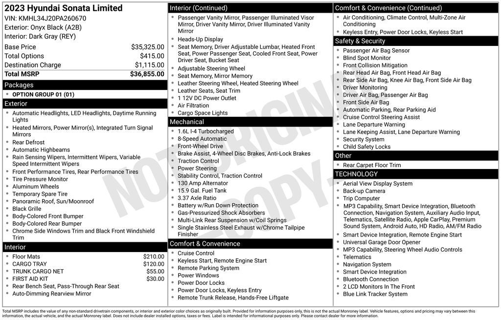2023 Hyundai Sonata Limited