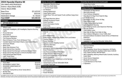 2024 Hyundai Elantra SE
