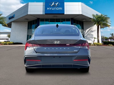 2026 Hyundai Elantra Hybrid Blue