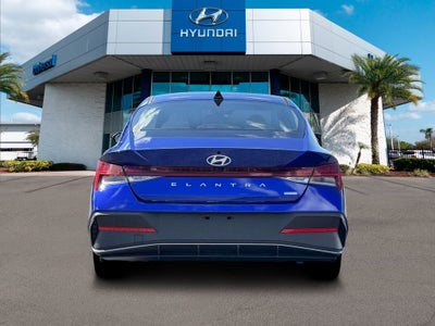 2026 Hyundai Elantra Hybrid Blue