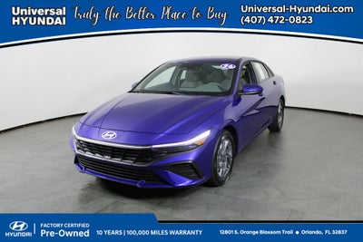 2026 Hyundai Elantra Hybrid Blue