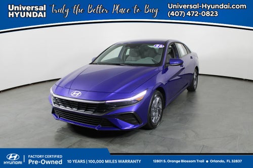 2026 Hyundai Elantra Hybrid Blue