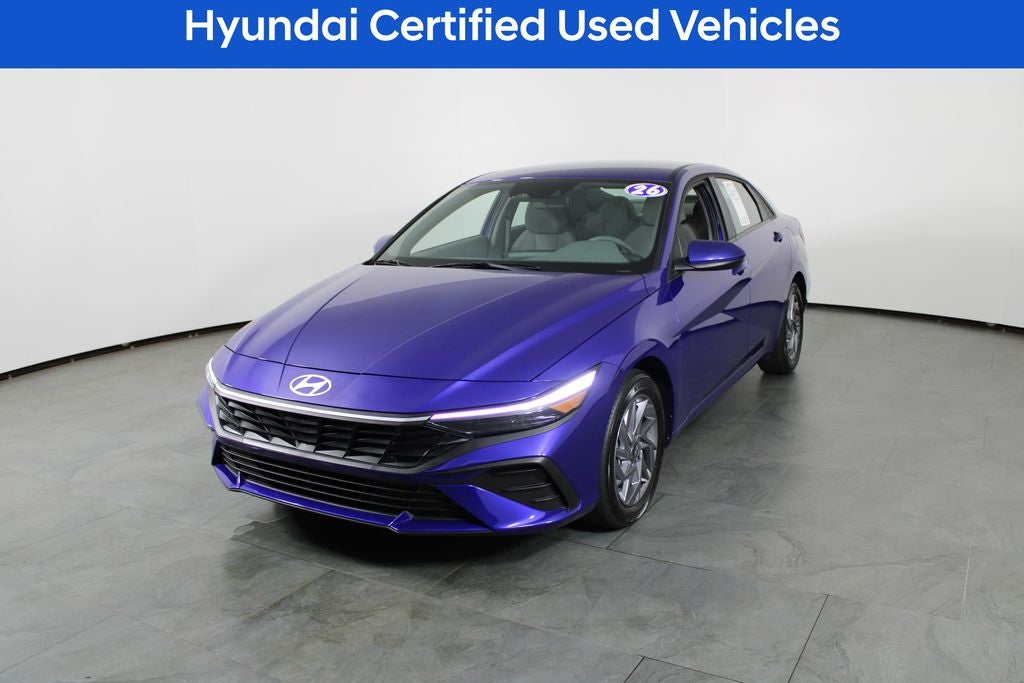 2026 Hyundai Elantra Hybrid Blue