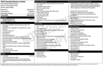2023 Hyundai Elantra Limited