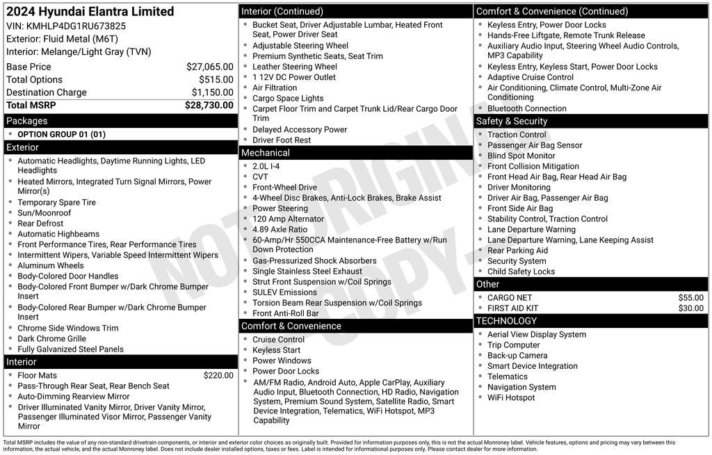 2024 Hyundai Elantra Limited