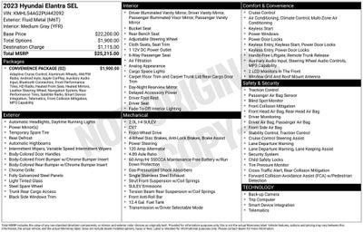 2023 Hyundai Elantra SEL