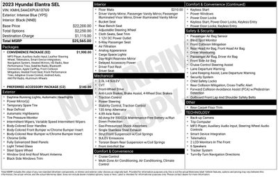 2023 Hyundai Elantra SEL