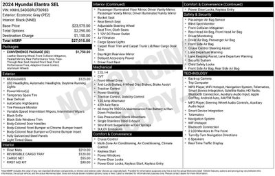 2024 Hyundai Elantra SEL