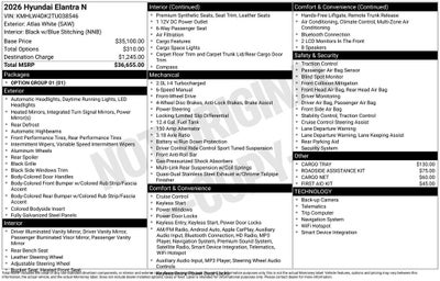 2026 Hyundai Elantra N Base