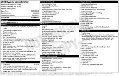 2023 Hyundai Venue Limited