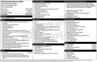 2024 Hyundai Venue Limited
