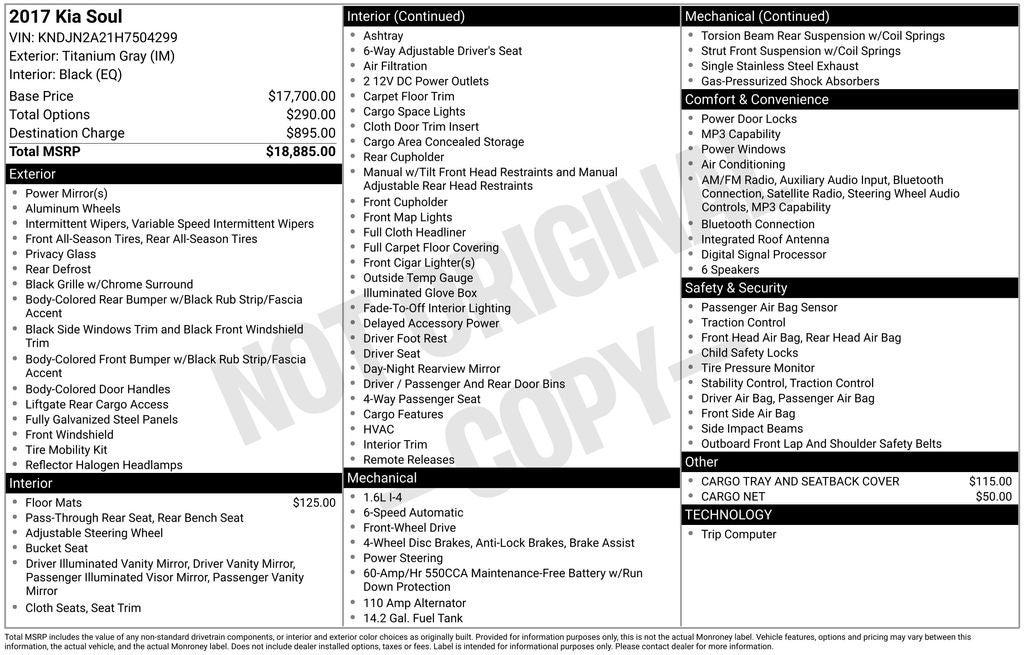 2017 Kia Soul Base