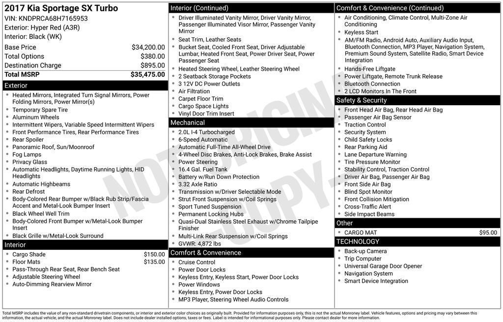 2017 Kia Sportage SX