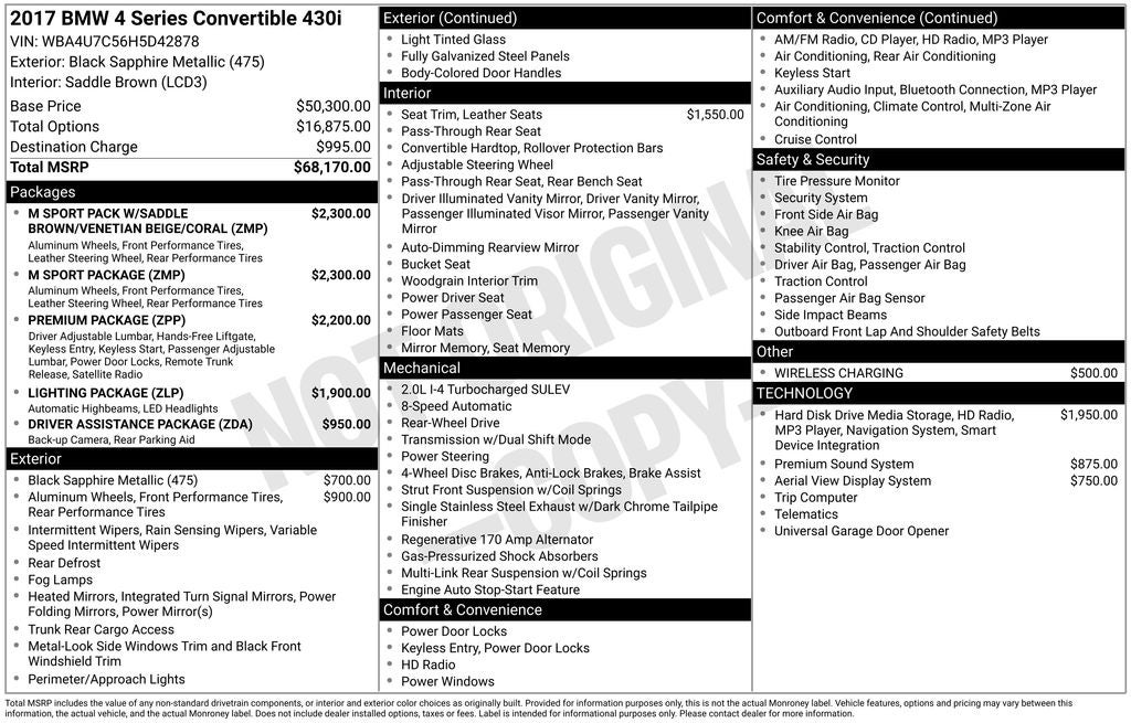 2017 BMW 4 Series 430i