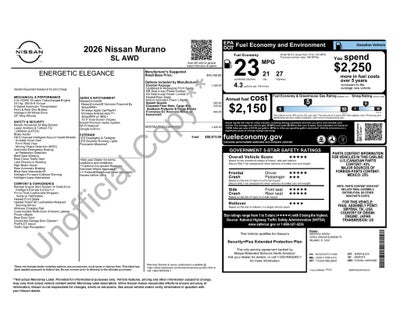 2026 Nissan Murano SL
