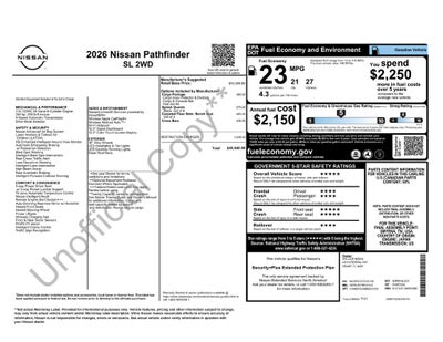 2026 Nissan Pathfinder SL