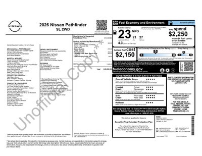 2026 Nissan Pathfinder SL