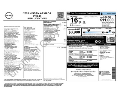 2026 Nissan Armada PRO-4X